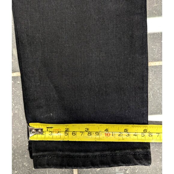 Levi's 512 Slim Taper Jeans Men 31x32 Black Stretch Denim Waterless USA - Picture 11 of 11